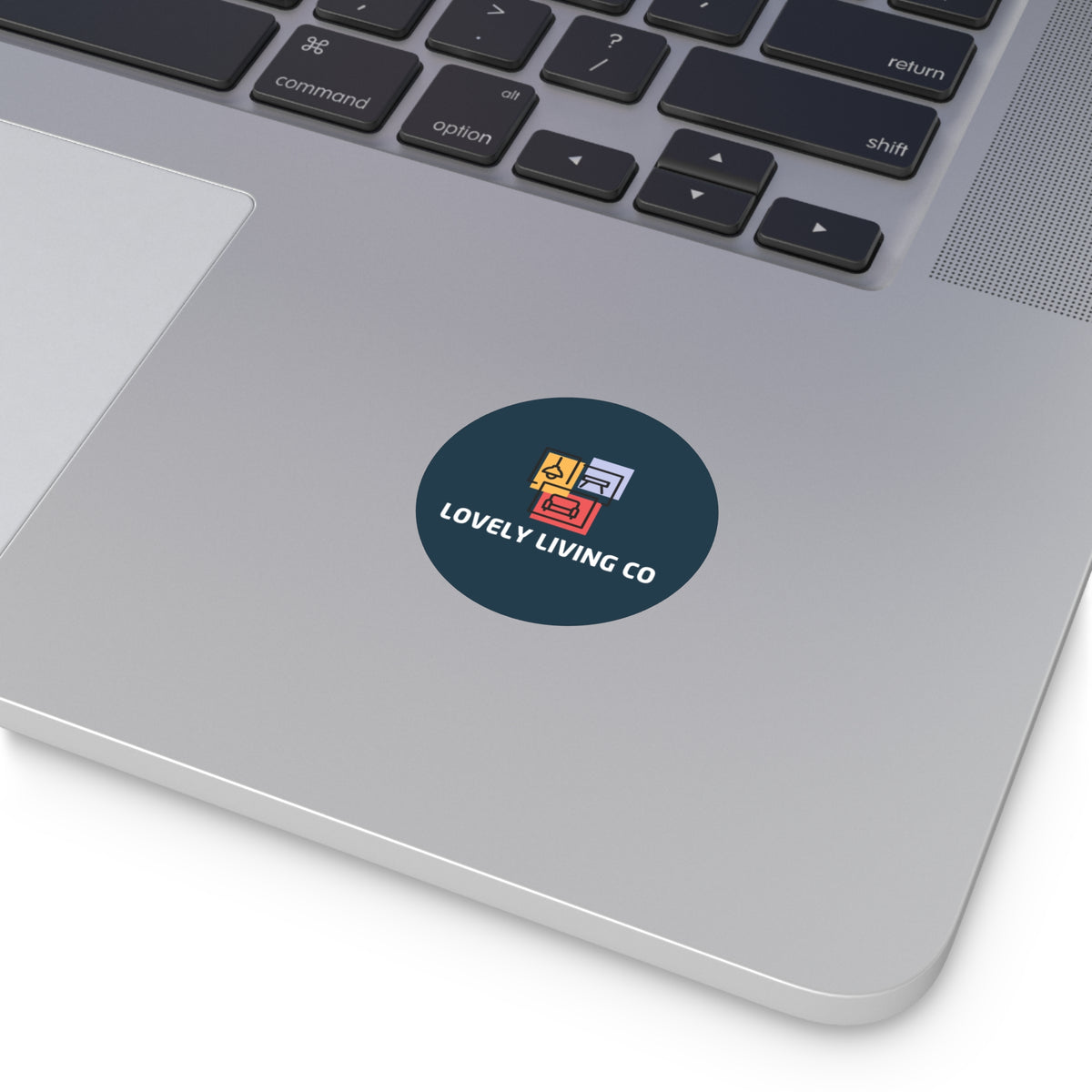 Lovely Living Co Round Vinyl Sticker