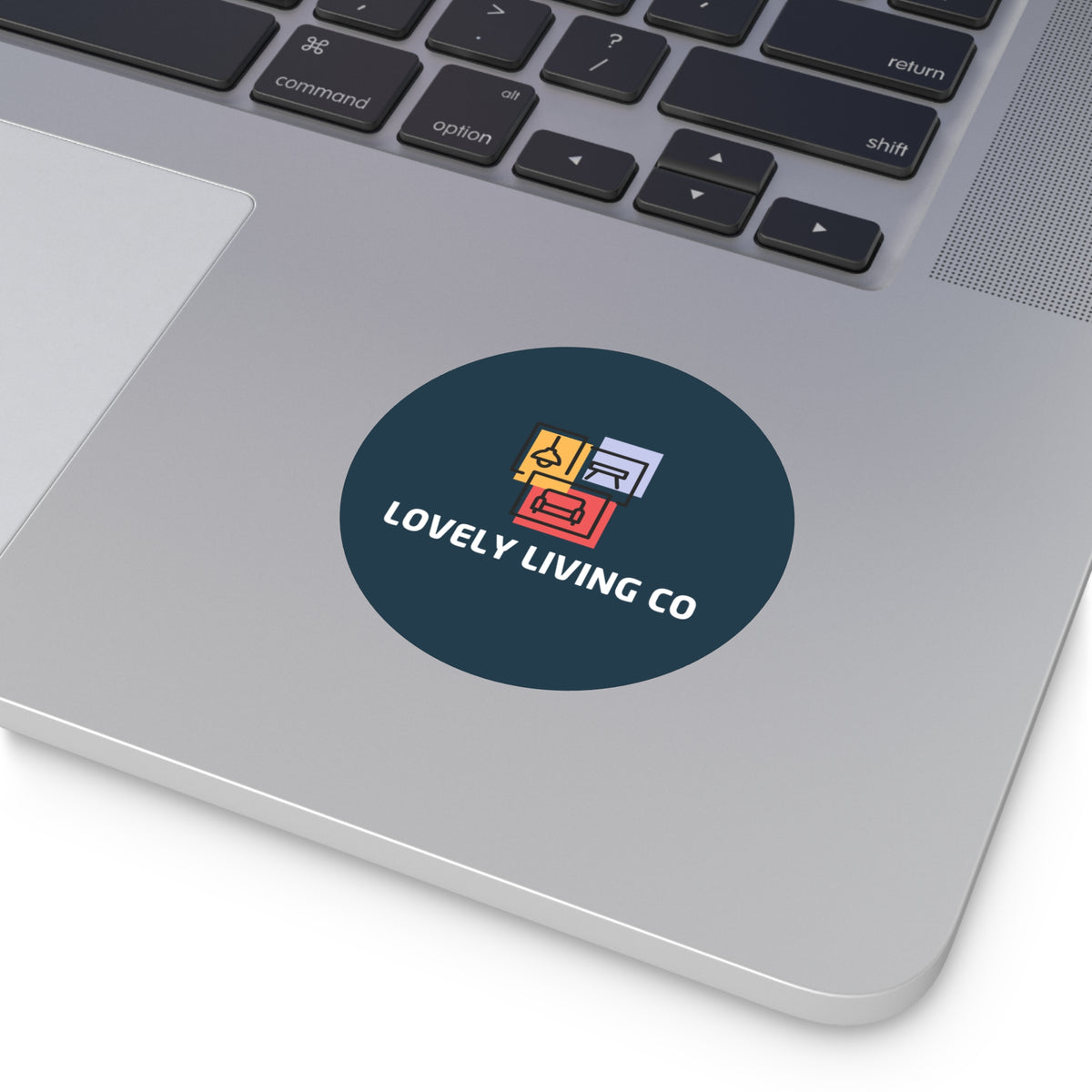 Lovely Living Co Round Vinyl Sticker