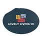 Lovely Living Co Round Vinyl Sticker
