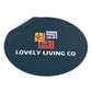 Lovely Living Co Round Vinyl Sticker