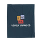 Lovely Living Co Velveteen Plush Blanket