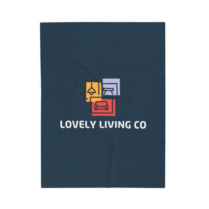 Lovely Living Co Velveteen Plush Blanket