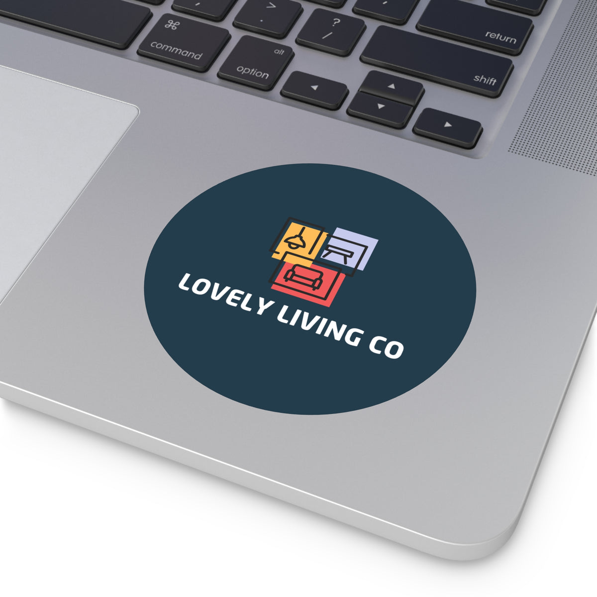 Lovely Living Co Round Vinyl Sticker