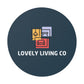Lovely Living Co Round Vinyl Sticker
