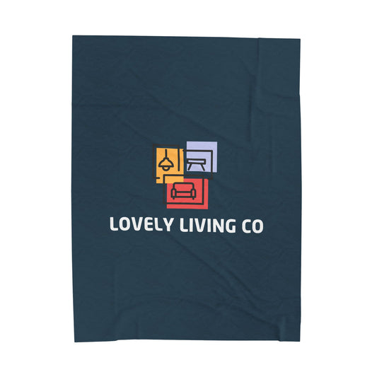 Lovely Living Co Velveteen Plush Blanket