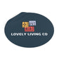 Lovely Living Co Round Vinyl Sticker