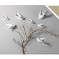 3D Ceramic Swallow Bird Wall Hanging Decor
