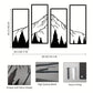 3-Piece Family Tree Metal Wall Art Decoration