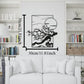 3-Piece Family Tree Metal Wall Art Decoration
