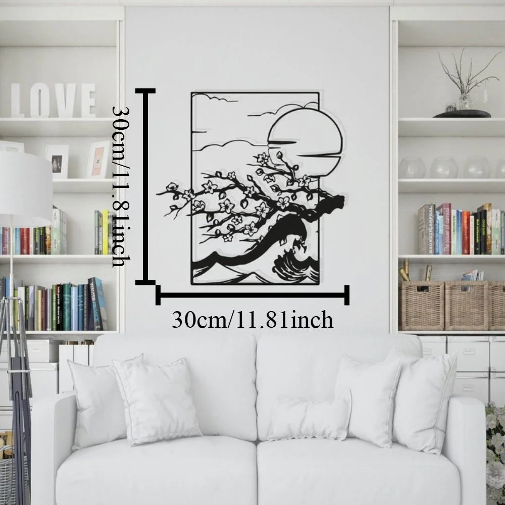 3-Piece Family Tree Metal Wall Art Decoration