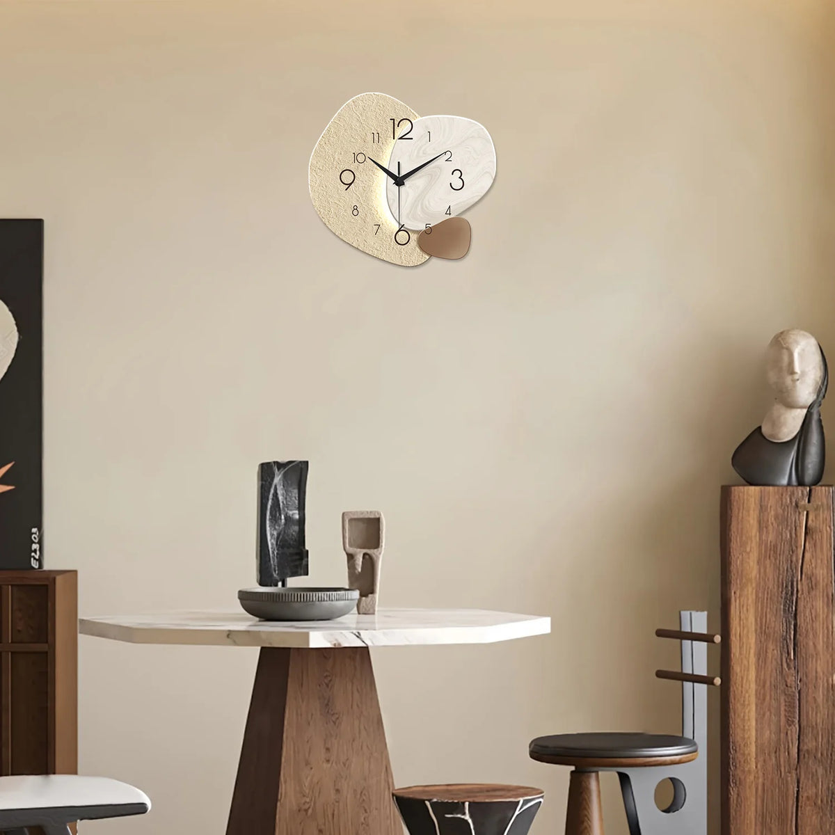 Modern Minimalist Silent Quartz Wall Clock for Home