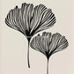 Minimalist Boho Matisse Botanical Leaves Canvas Wall Art