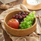 Handwoven Rectangular Rattan Wicker Storage Basket