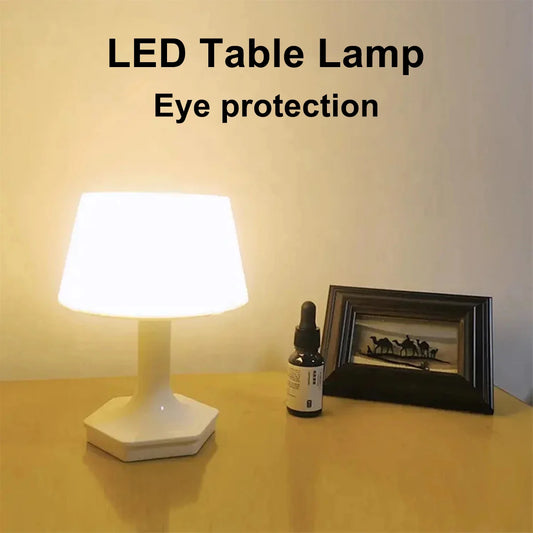 USB Rechargeable LED Desk Lamp with Adjustable Brightness