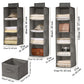 Foldable Fabric Hanging Wardrobe Storage Organizer Bag