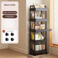 Mobile Storage Cart with Open Shelves for Home