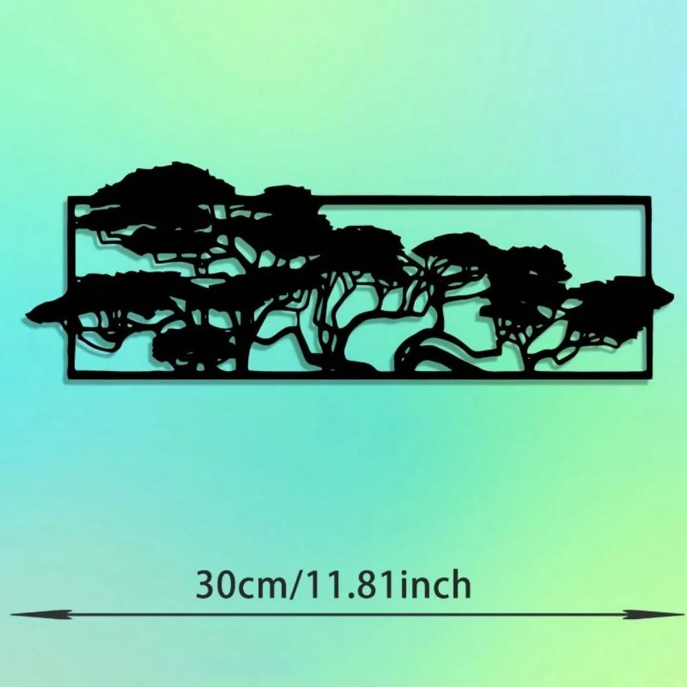 3-Piece Family Tree Metal Wall Art Decoration