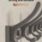 No-Drill Over-the-Door Clothes and Coat Hook Organizer