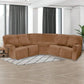 5-Seater L-Shaped Velvet Stretch Sofa Cover