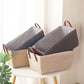 Japanese-Style Foldable Woven Storage Basket for Home