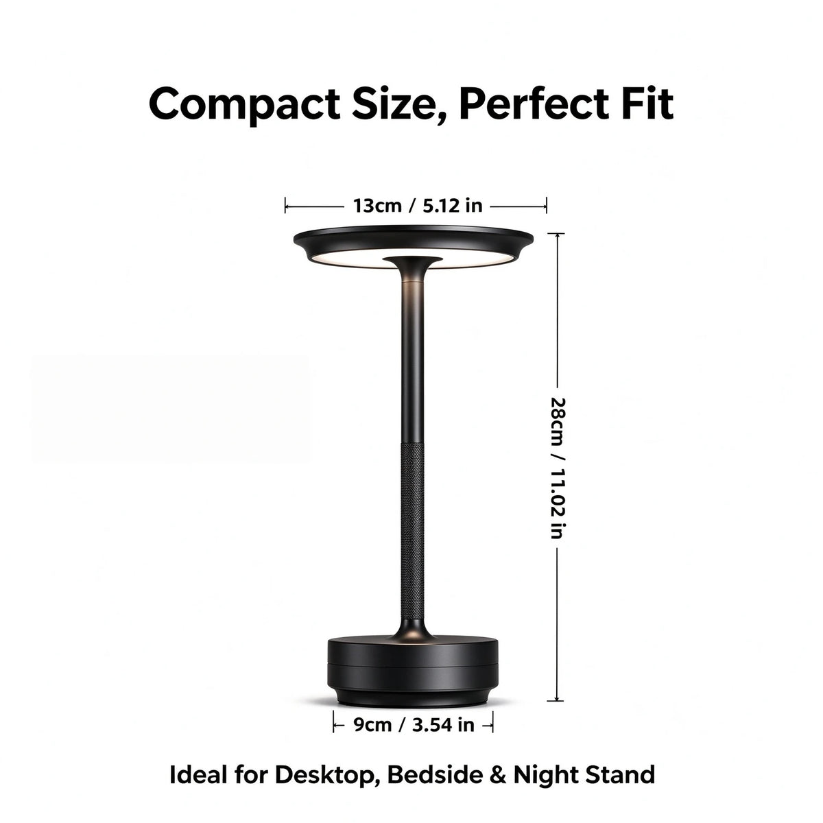 Rechargeable UFO LED Table Lamp with Touch Control