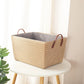 Japanese-Style Foldable Woven Storage Basket for Home