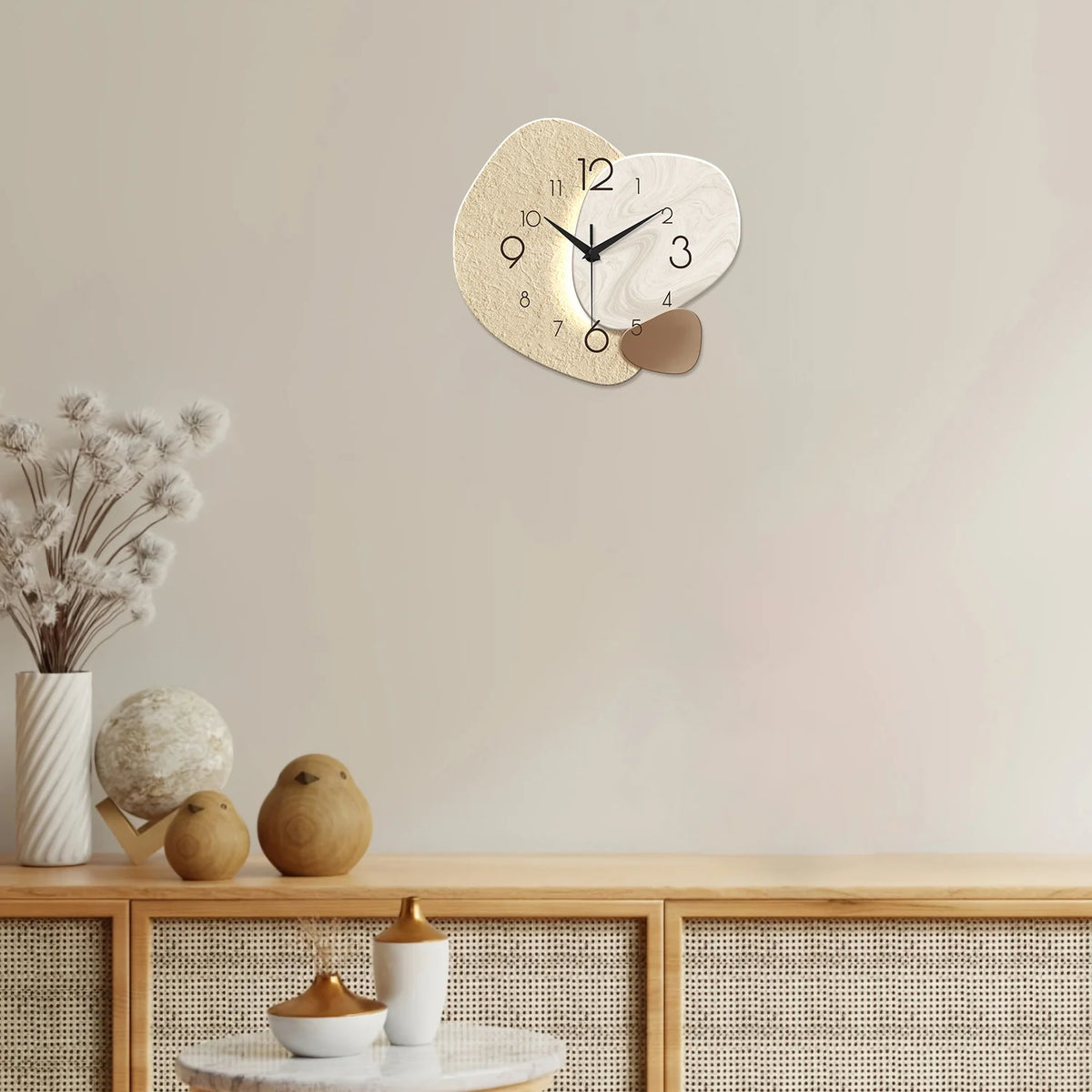 Modern Minimalist Silent Quartz Wall Clock for Home