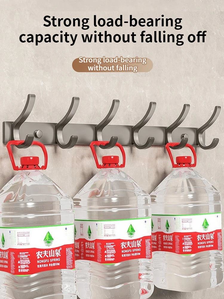 No-Drill Over-the-Door Clothes and Coat Hook Organizer