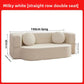 Modular Flannel Convertible Sofa Bed for Living Rooms