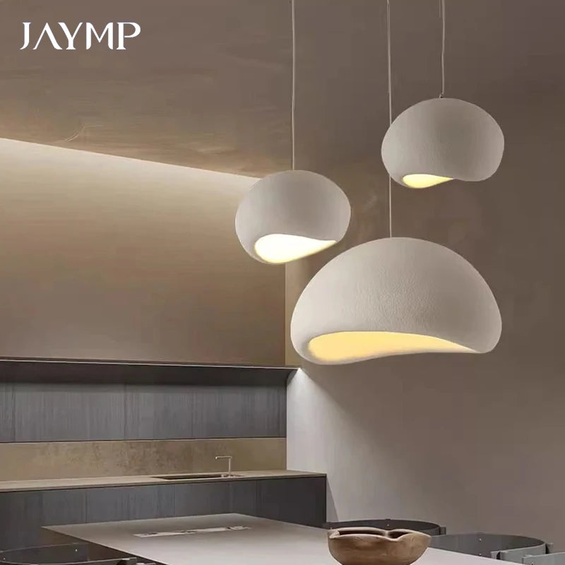 Nordic Wabi-Sabi E27 LED Pendant Ceiling Chandelier