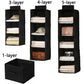 Foldable Fabric Hanging Wardrobe Storage Organizer Bag