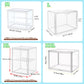 Clear Stackable Acrylic Display Box and Storage Organizer