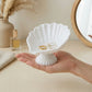 Shell-Shaped Ceramic Jewelry Dish for Rings and Trinkets