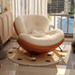 Plus-Size Eggshell Rocking Chair for Relaxation