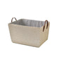 Japanese-Style Foldable Woven Storage Basket for Home