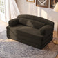 Foldable Corduroy Sofa Bed with Removable Cover