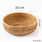 Handwoven Rectangular Rattan Wicker Storage Basket