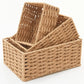 3-Piece Paper Rope Woven Storage Basket Set
