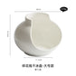 European White Ceramic Pasta and Dessert Bowl
