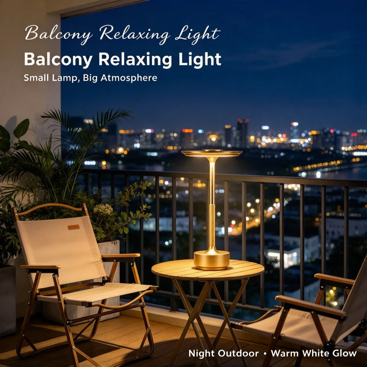 Rechargeable UFO LED Table Lamp with Touch Control