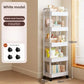 Mobile Storage Cart with Open Shelves for Home