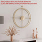 Retro Square Iron Tube Silent Wall Clock
