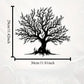 3-Piece Family Tree Metal Wall Art Decoration