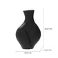 Elegant Black Plastic Vase for Modern Boho Decor