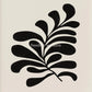 Minimalist Boho Matisse Botanical Leaves Canvas Wall Art