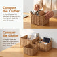 3-Piece Paper Rope Woven Storage Basket Set