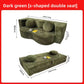 Modular Flannel Convertible Sofa Bed for Living Rooms