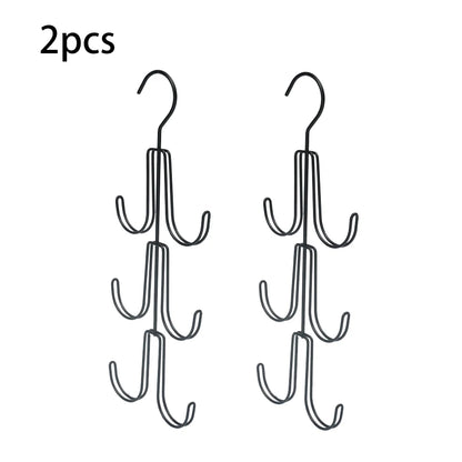 1–2 Pack Metal Purse Organizer and Closet Hanger