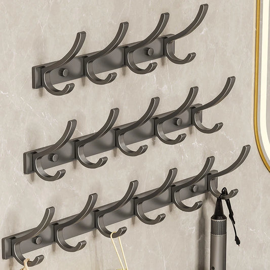 No-Drill Over-the-Door Clothes and Coat Hook Organizer