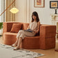 Modular Flannel Convertible Sofa Bed for Living Rooms